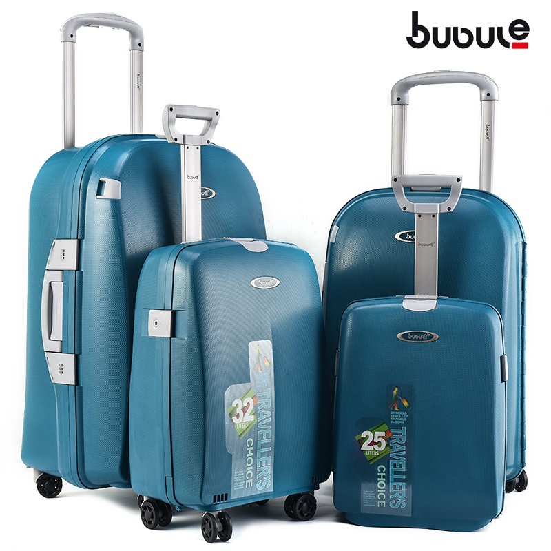 Bubule Hot Sale Designer Luggage Sets 4PCS Wheeled Travel Trolley Suitcases – Luggage Sets and PP Suitcase price