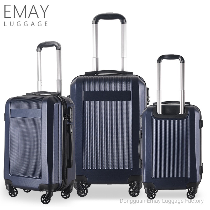 New Design Wholesale Factory 0.8mm Aluminum Carry on Trolley Travel Luggage PC Suitcase Set – ABS Luggage and Trolley Luggage price