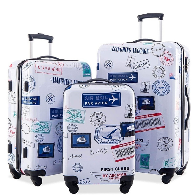 Travel Custom Print Luggage Light Weight Trolley Luggage – Suitcase and Trolley Luggage price