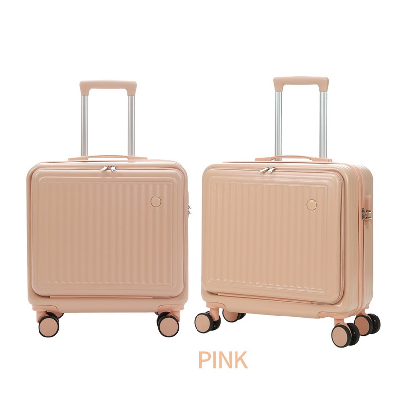 Yx14004 Portable Front Opening Zipper Cabin Suitcase Unisex with Password Lock Customization Logo Wear Resistant Suitcase – Custom Logo and Aluminum Frame price