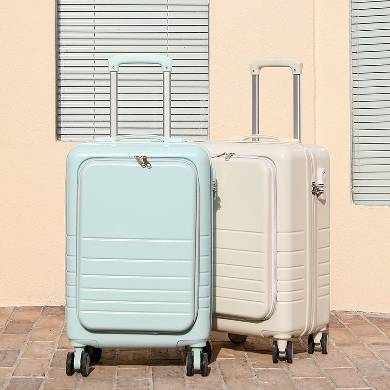 Yx16720 High Quality Zipper Luggage Travel Trolley Case Custom with Front Opening Laptop Pocket – High Quality and Zipper Luggage price