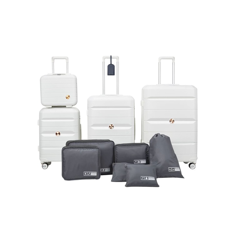 14202428 4 PCS Set 100% PP Luggage Spinner Wheel Tsa Lock Carry on Wholesale Suitcase Trav Luggage for Maletsa – Trav Luggage and PP Luggage price