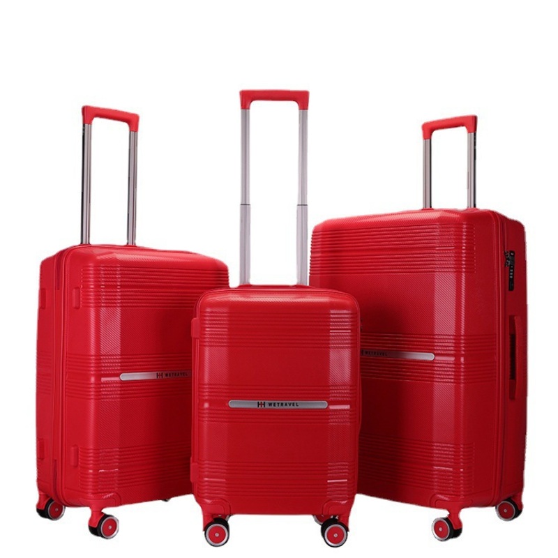 Four Colors Cheap ABS+PC Luggage Suitcase Set with Wheels – ABS Luggage Set and Wholesale Luggage Set price