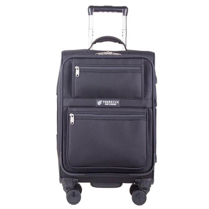 High Quality on Board Black Nylon Mixed Fabric Trolley Bag Suitcase Tool Case Luggage Storage for Traving with 4 Wheels – Trolley Bag and Suitcase price