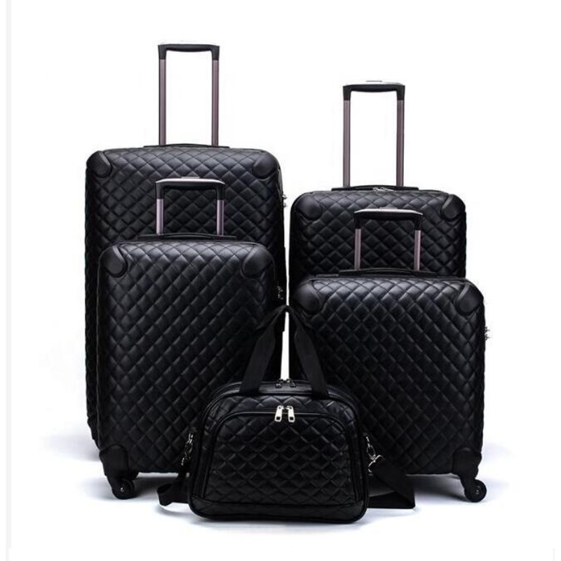 Lucurly Trolley Vintage Men Trendy PU Luggage Travel Suitcase Sets – Luggage and Trolley price