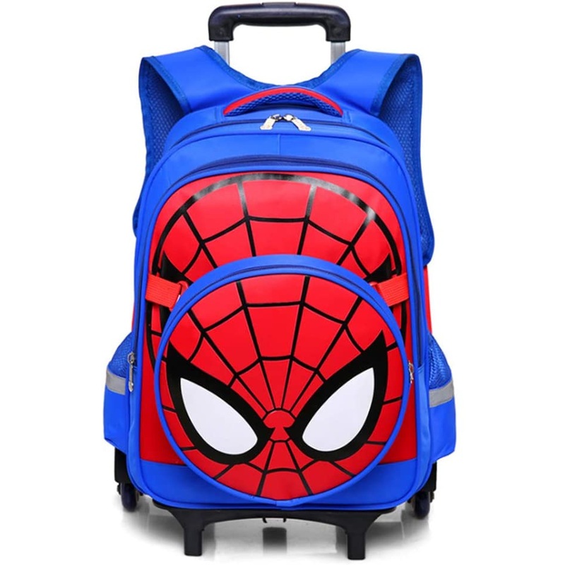 Spiderman Wheels Trolley Case School Backpack Bags in Oxford Cloth – Trolley Bag and Trolley Luggage price