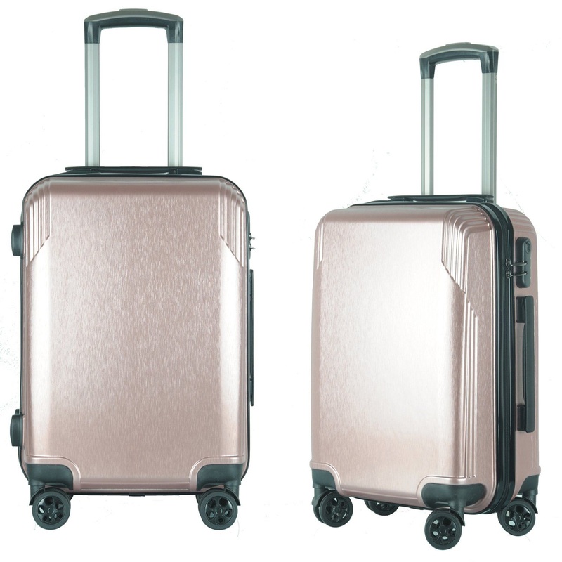 ABS+PC Aluminum Trolley Travel Luggage with Spinner Wheels Suitcase – Luggage and Trolley Luggage price