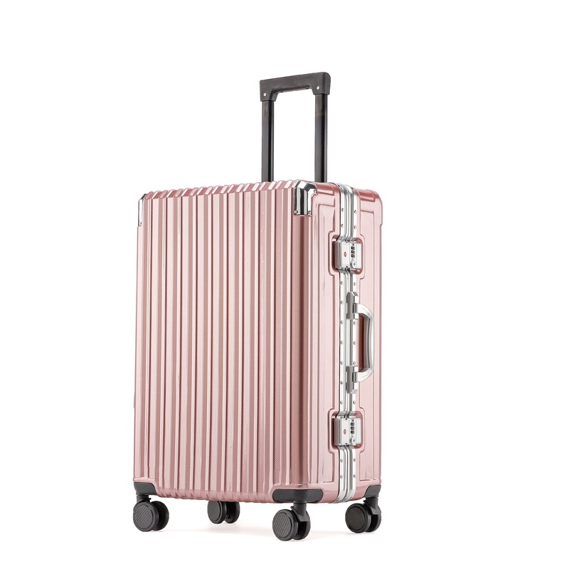 Aluminum Frame Trolley Suitcases ABS PC Rolling Luggage Spinner on Wheel Men Women 20inch Boarding Box 242629 Inch – Luggage Set and Travel Bag price