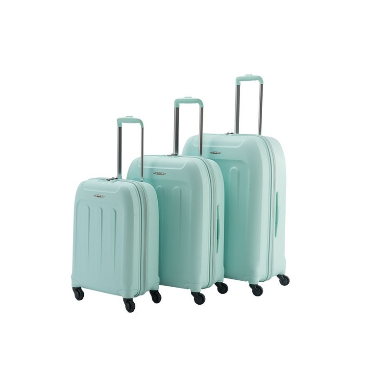 Bubule 3 PCS Cheap PP Hard Travel Trolley Zipper Luggage (Sets PPL05) – Hardside Luggage and Best Suitcases 2021 price