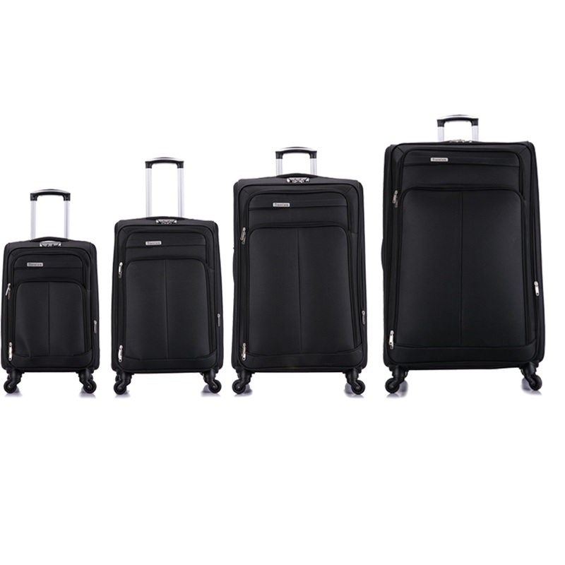 Trendy Soft Luggage Set 4 Pieces with 4 Wheels – Luggage Set and Trolley Set price