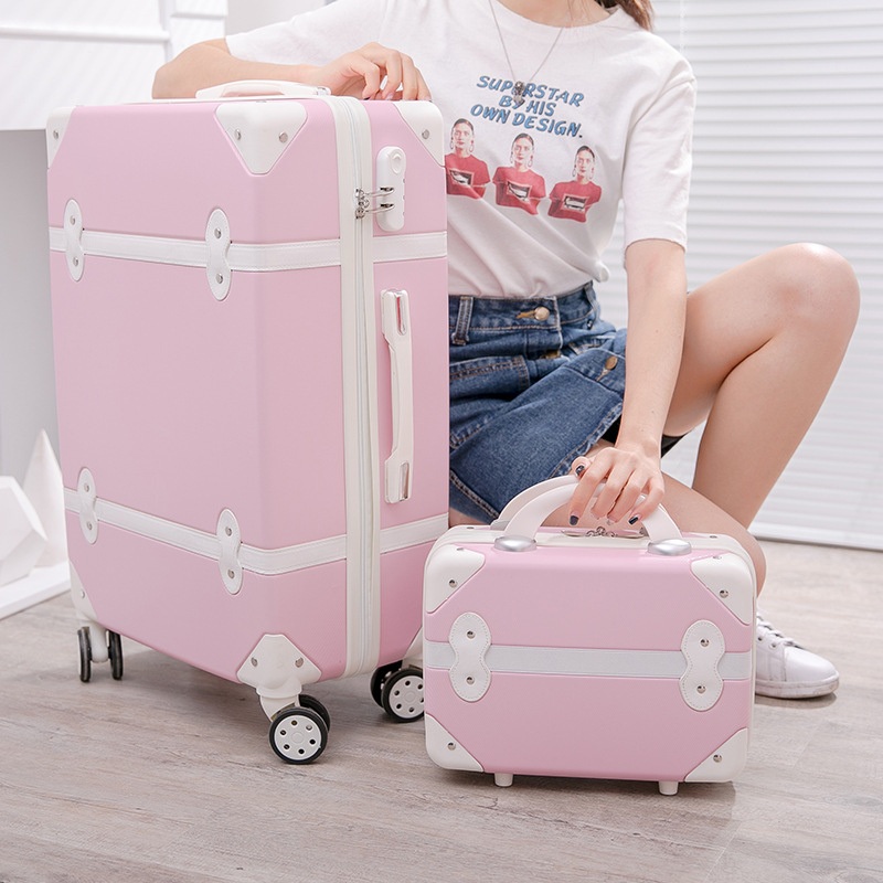 Vintage Style Mother and Son Suitcase Set – Luggage Set and ABS Suitcase price