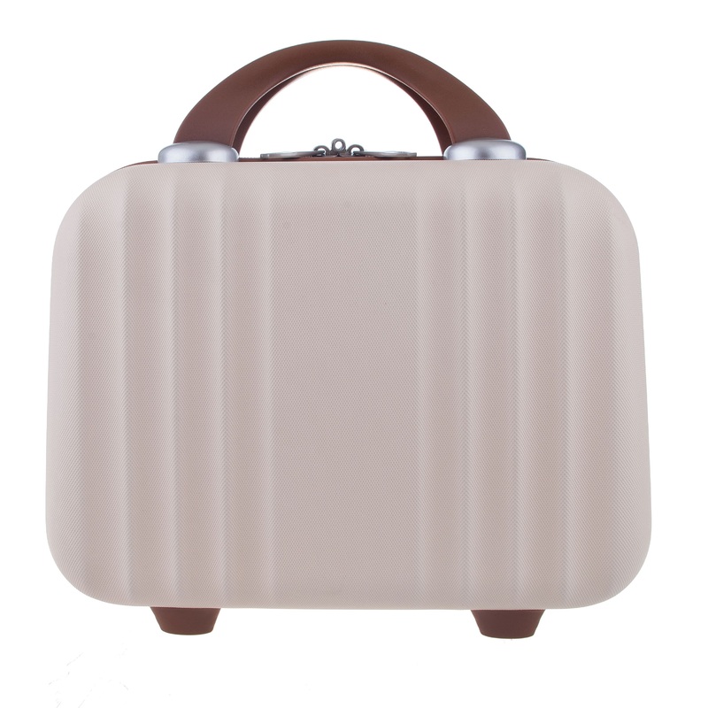 Good Price 14 Inch Mini Blue PP Hard Portable Travel Cosmetic Storage Luggage – Cosmetic Case and Makeup Case price