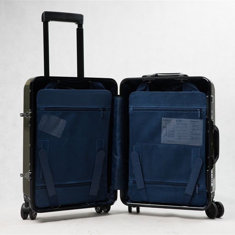 Luxury Hardshell Carbon Fiber Strong Lightweight Suitcase Aluminum Frame Travel Luggages – Carbon Fiber Suitcase and High Strength Trunk price