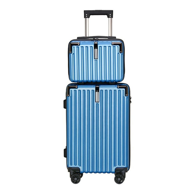 Wholesale Suitcase Set ABS PC Hard Shell Travel Makeup Luggage Trolley Case Suit – Case Suit and Travel price