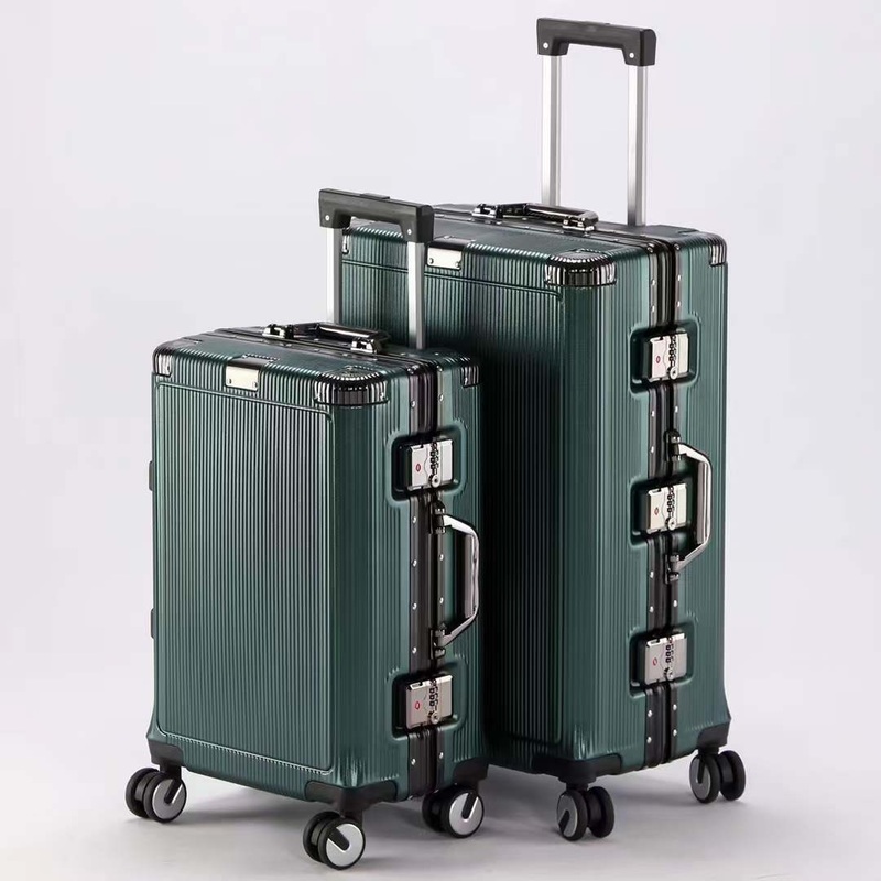 Wholesale Trolley Aluminum Travel Case Bag ABS+PC Suitcase – Luxury Luggage and Aluminum Frame Luggage price