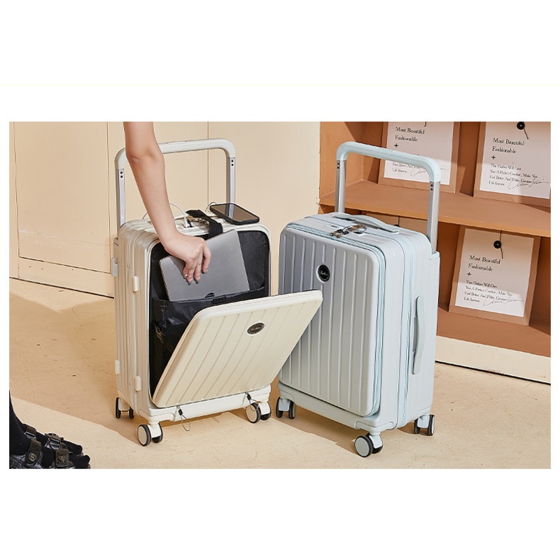Yoixin Multi Functional Front Open Luggage Suitcase Ins Style Travel Case – Travel Luggage and Travel Bag price