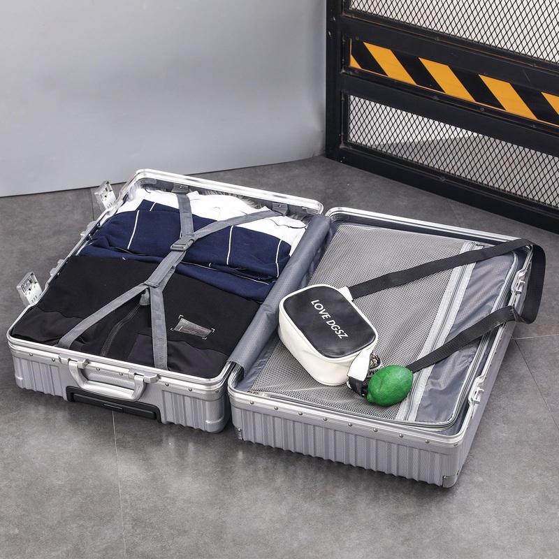 Aluminum Alloy Luggage Hard Shell Suitcase with Spinner Wheels – Luggage Set and Travel Bag price
