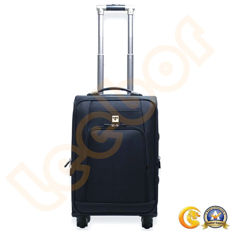 Best Soft Oxford Fabric Trolley Bag Luggage in Black Color – Oxford Suitcase and Trolley Suitcase price