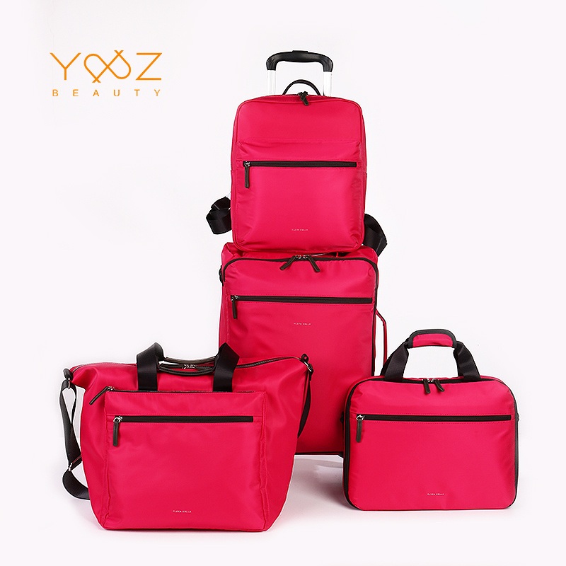 New Design Polyester Suitcase Beauty Case 4 Pieces Set Tsa Lock Anti-Theft Luggage Set – Luggage and Trolley price