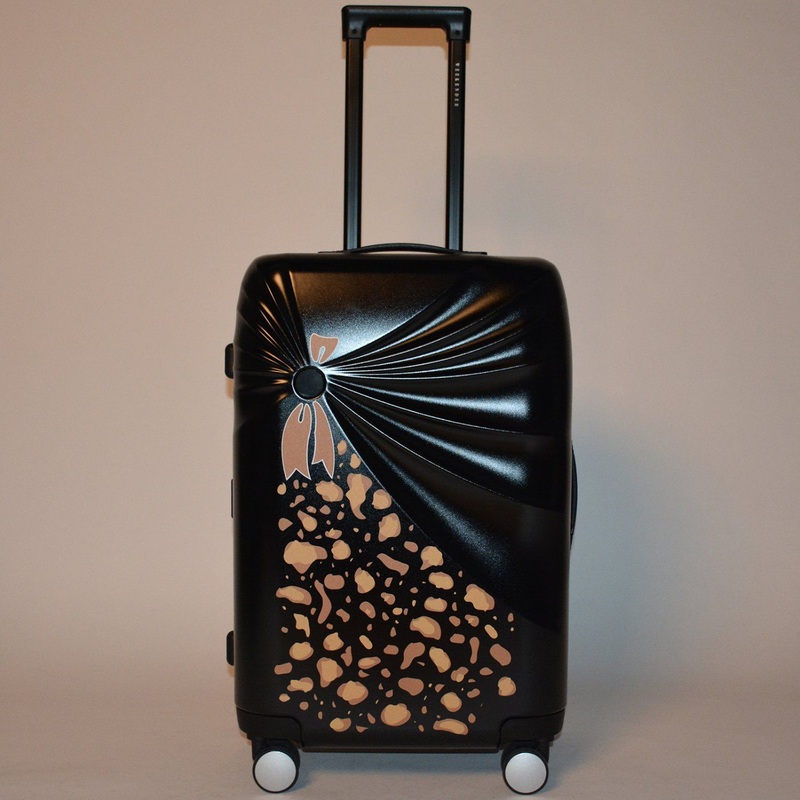 New Style Shiny ABS PC Suitcase Zipper Type Luggage – Luggage and ABS Trolley Case price