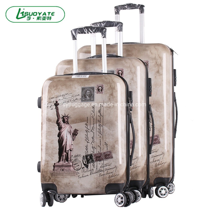PC Luggage with Customized Printing 3 Pieces in 1 Set (A0031) – 3 Pieces Luggage Set and Customized Luggage price