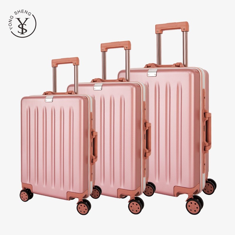 Custom Hardshell Luggage Aluminum Frame Closure Travel Suitcase – Travel Luggage and Trolley Luggage price