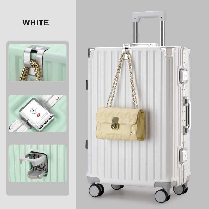 Customization Mute Multifunctional Luggage Aluminum Frame Suitcase – Wholesale Luggage and Luggage ODM price