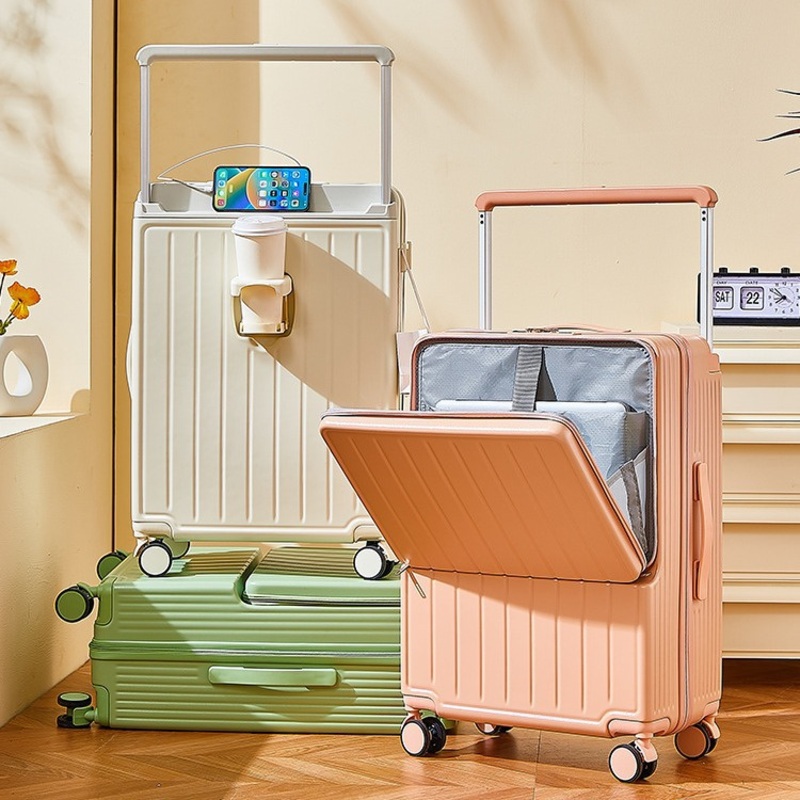 Four Colors Travel Bag ABS Valise PC Suitcase on Wheels – Travel Bag and Valise price