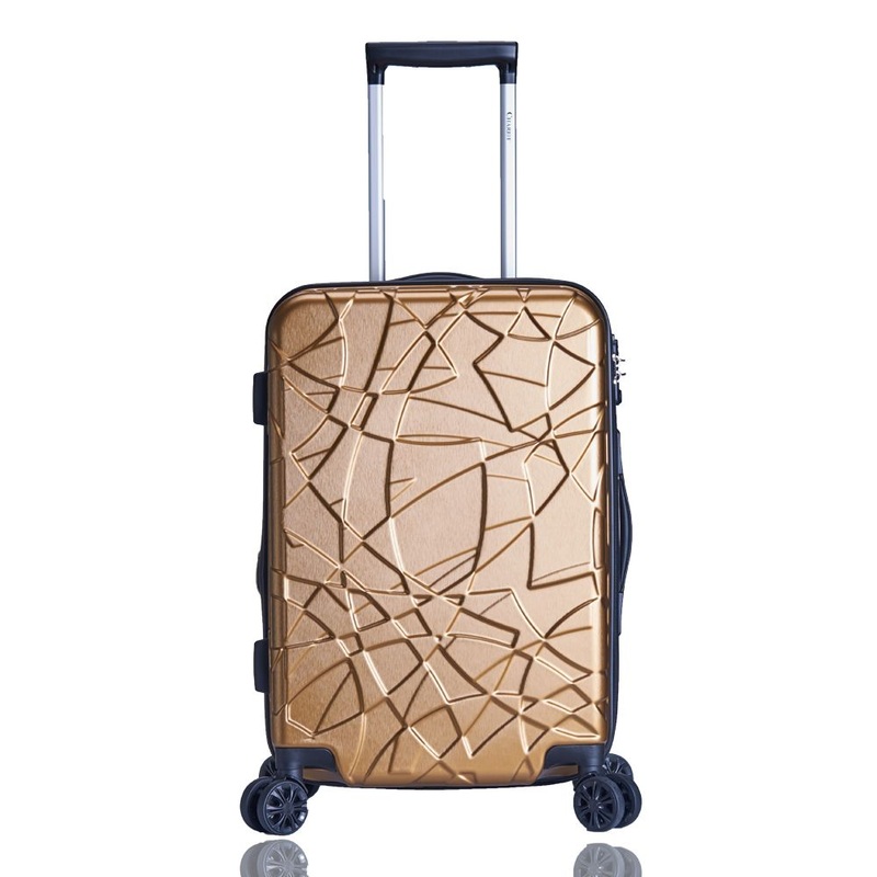 Hot Colorful Airport Luggage Trolley ABS PC Zipper Type Luggage – Luggage and ABS Trolley Case price