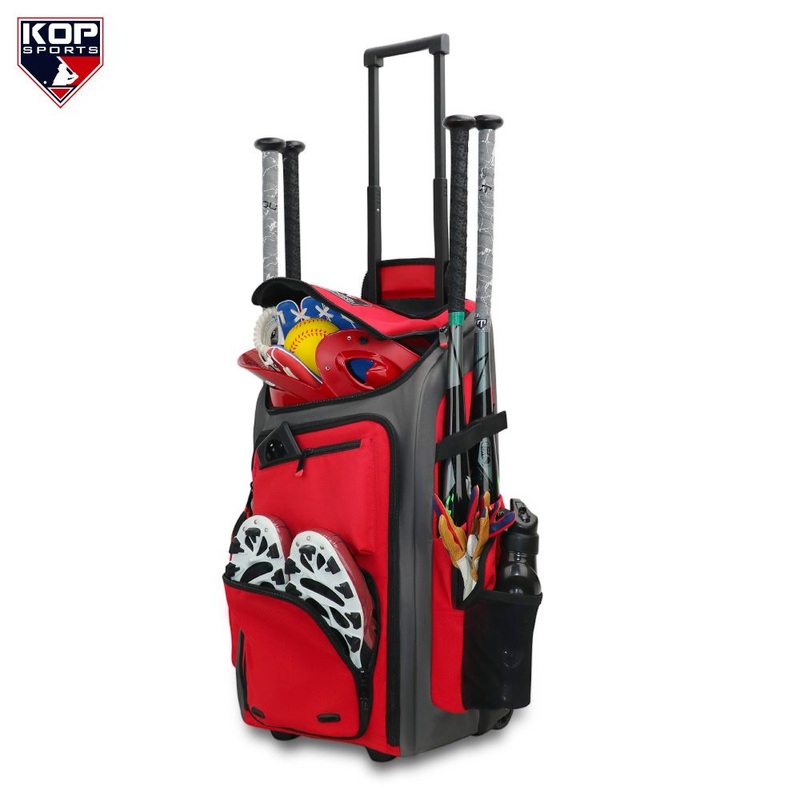 Kopbags Custom Wholesale Baseball Roller Bag Softball Bag with Wheels Baseball Catchers Bag – Baseball Bag and Baseball Duffle Bag price