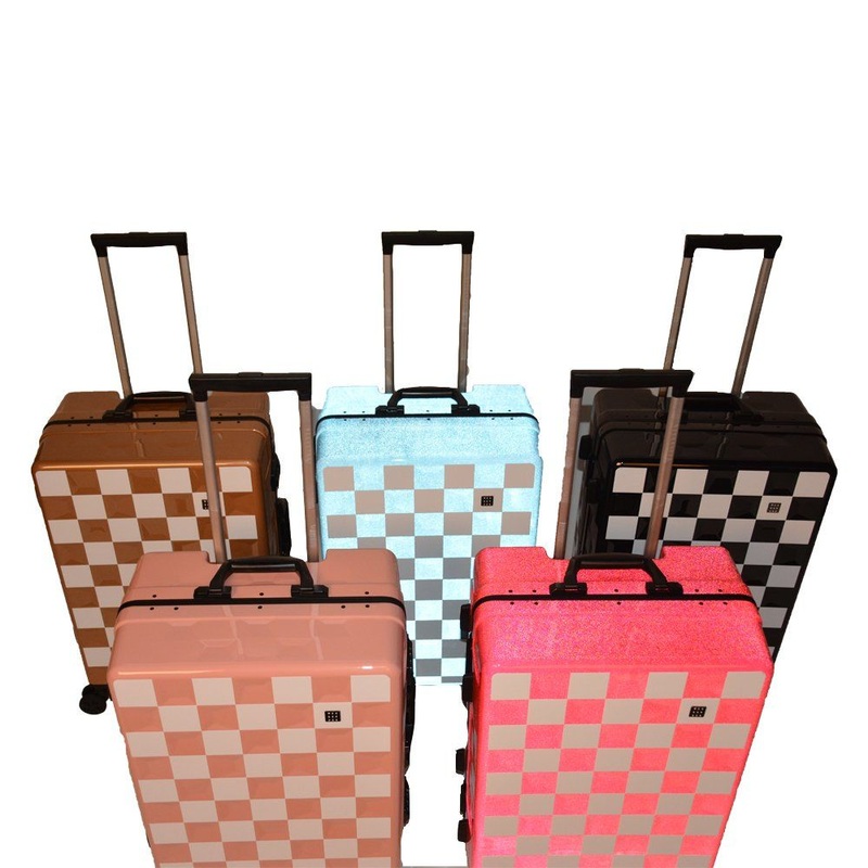 New Custom Spinner Aluminum Frame Suitcase Hardshell Travel Luggage – Luggage and ABS Trolley Case price