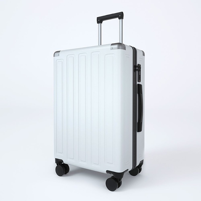Outdoor Travel Suitcase Luggage White Unisex with Anti-Theft Lock – Travel Luggage and Trolley Suitcase price