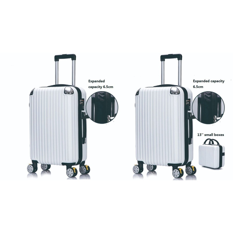 Trendy Trolley Extended Luggage ABS Zipper Trolley Luggage Set – Trendy Trolley and Extended Luggage price