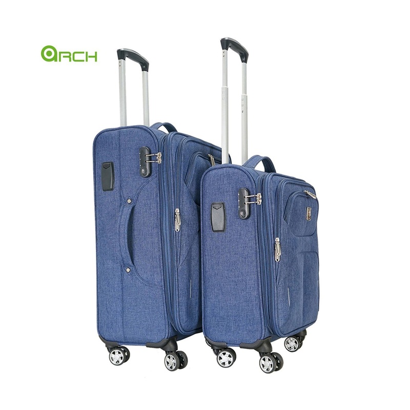 20 24 28 3PCS Set Polyester/ Nylon/PU/Soft/Waterproof Trolley Luggage with Durable Material Suitcase – Luggage Bag and Travel Bag price