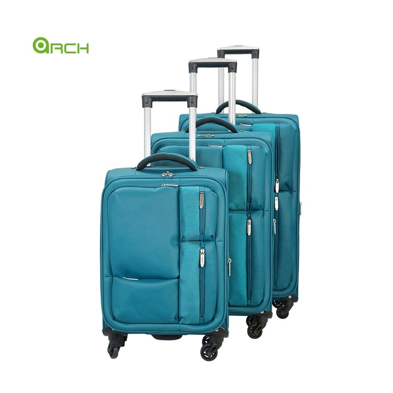 20 24 28 3PCS Set Trolley Case Functional Luggage with PU Spinner Wheels and Many Pockets – Luggage Bag and Trolley Bag price