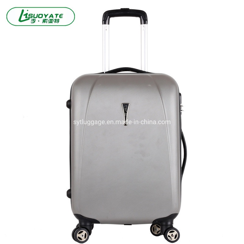 20 Inch Gray Luggage with Customized Metal Lased Logo (A0028) – ABS Luggage and Customized Luggage price