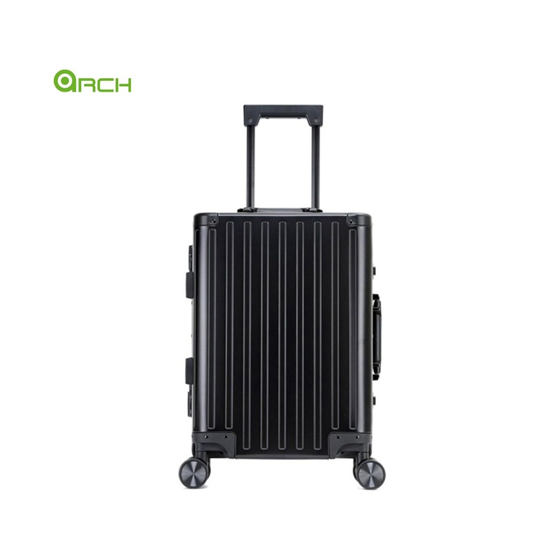 24 Aluminum Suitcase with Double Spinner Wheels – Luggage Bag and Light Case price