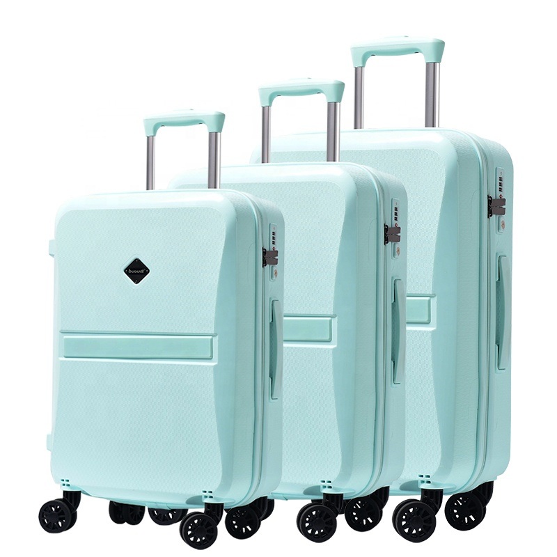 Bubule Ppl08 20inch 24inch 28inch PP Luggage Bags Travel Luggage Sets 3 Piece Light Weight Fashion Aluminum Suitcase – Travel Luggage Sale and Unique Luggage price