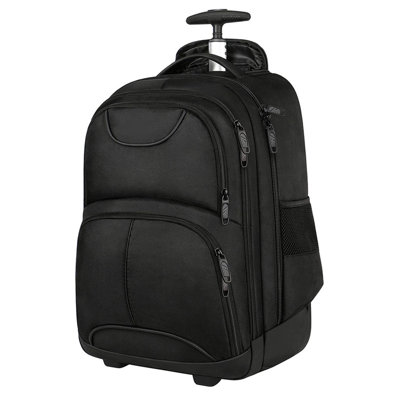 Luggage Backpack Compact Business Backpack with Wheels Student Rolling Laptop Bag – Roller Bag and Rolling Bag price