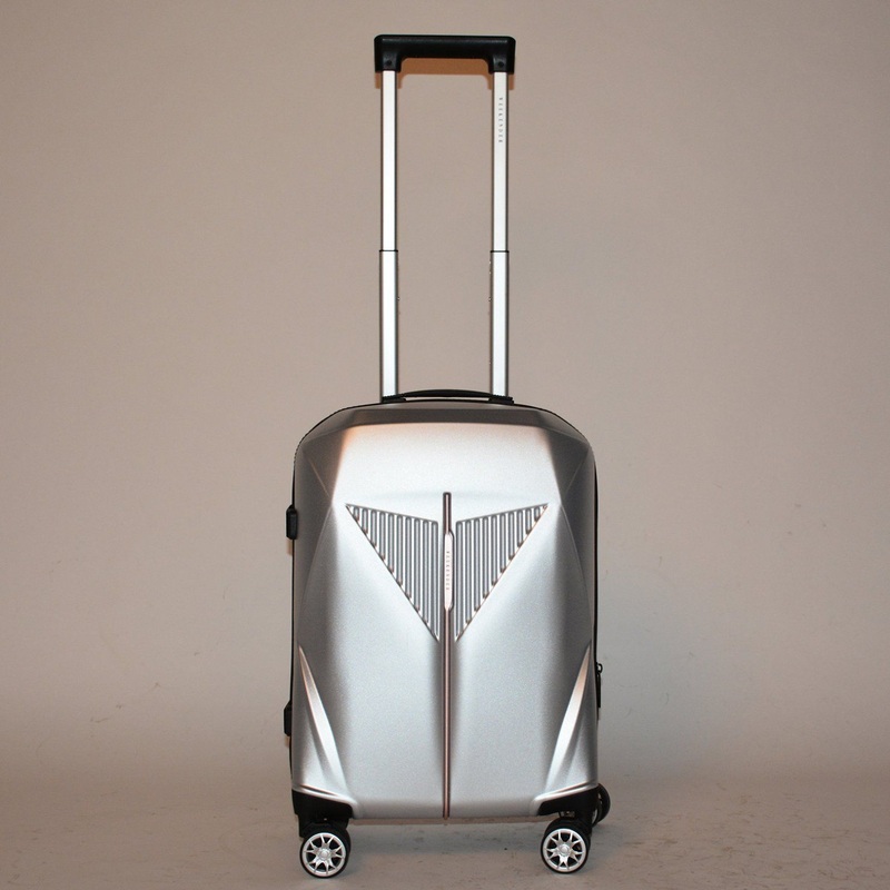 Manufacturer Luxury Aluminium Frame ABS+PC Suitcase Business Airport Luggage with Tsa Lock – Luggage and ABS Trolley Case price