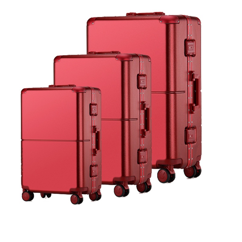 Yx16759 New 20 Suitcase Set Smooth Customisable Aluminium Frame with Silent Universal Wheels and Waterproof Luggage – Custom Logo and Aluminum Frame price