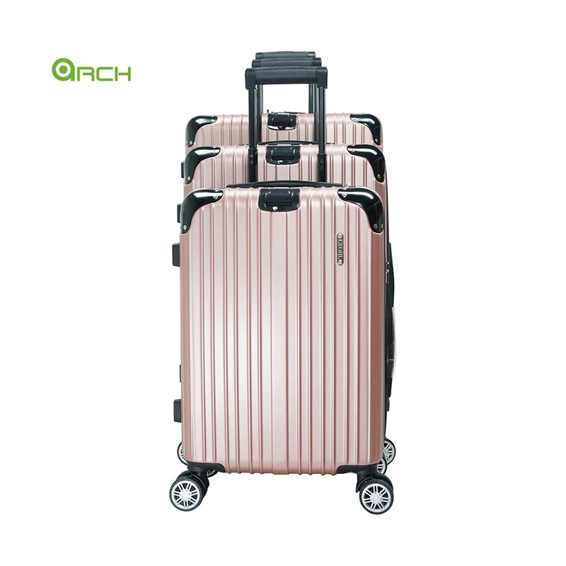 20 24 28 3PCS Set ABS Hard Case Luggage with Built-in Tsa Lock Shopping Trolley Travel – Luggage and Luggage Bag price
