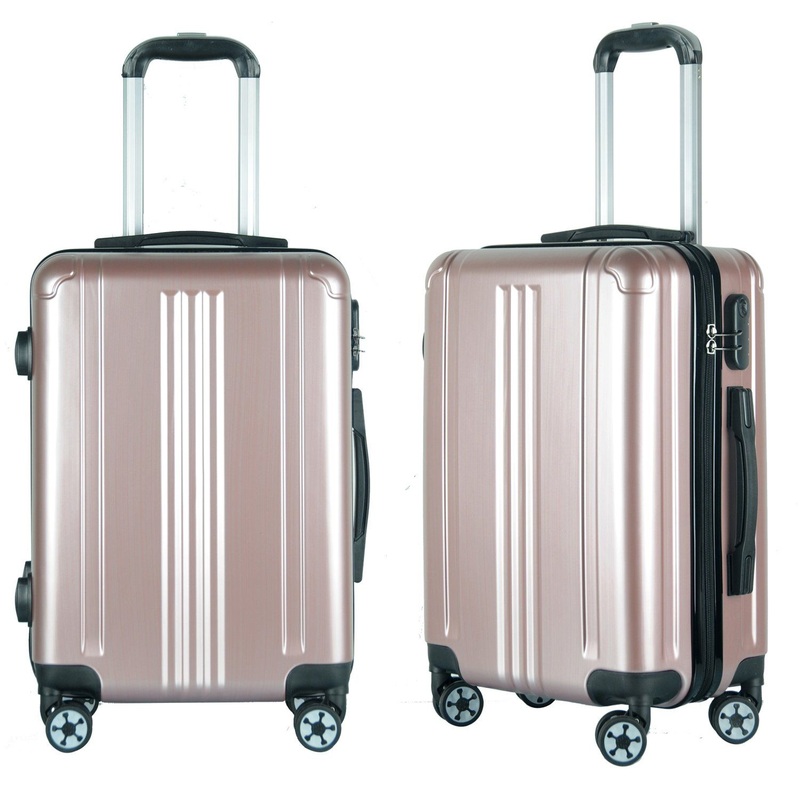 New Fashion ABS+PC Hard Shell Trolley Travel Luggage Set – Luggage and Luggage Set price