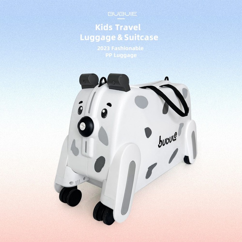 PP 19 Inch Kids Luggage Cute Style Ride on Luggage for Children Dalmatian Design Portable Suitcase – Kids Hand Luggage and Travel Suitcase for Kids price