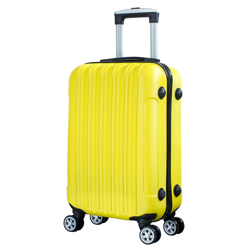 Vintage Roller Small Leather Charming Luggage Custom Suitcase Yellow Travel Bags – Cosmetic Case and Makeup Case price