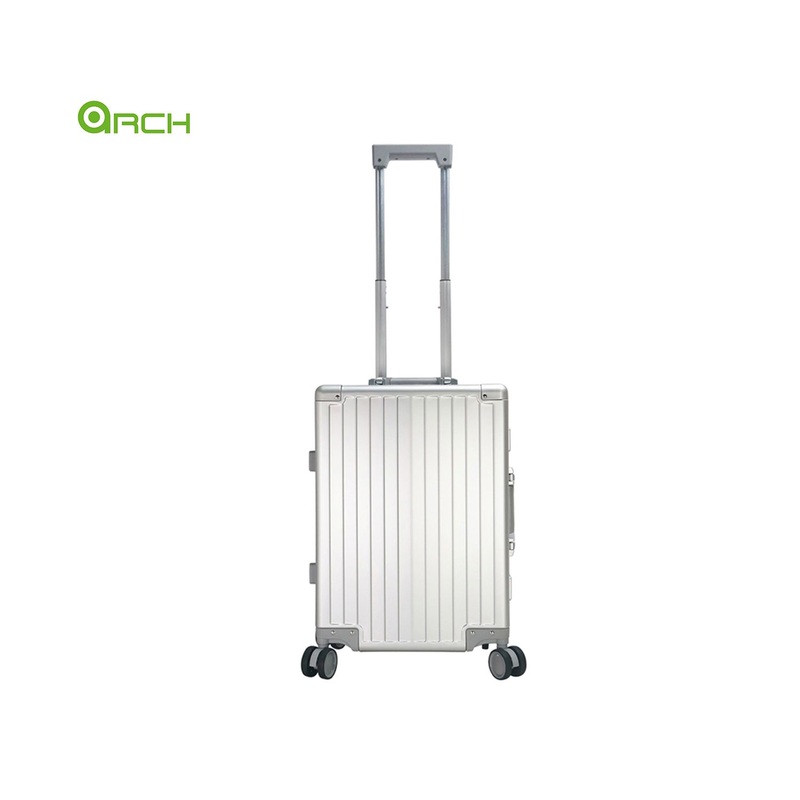 19.5 Aluminum Trolley Suitcase with Double Spinner Wheels – Luggage Bag and Light Case price