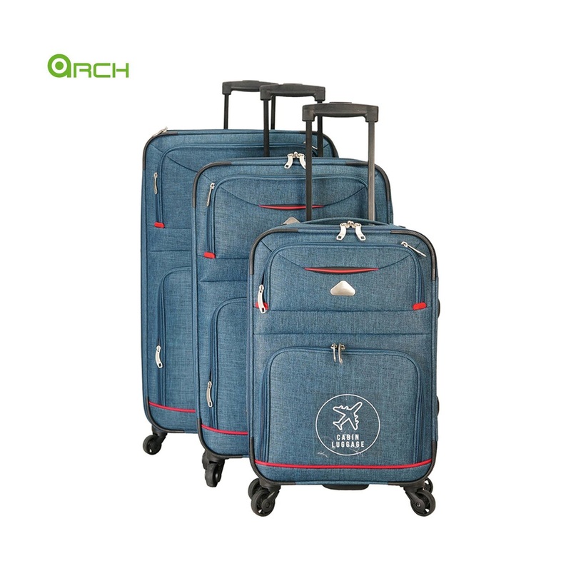 20 24 28 3PCS Set Cheap Price Spinner Wheels Trolley Luggage with Durable Polyester – Luggage Bag and Trolley Luggage price