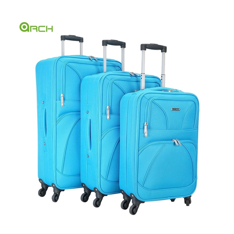 20 24 28 3PCS Set Cheap Price Trolley Luggage with Spinner Wheels and Two Pockets Travel Suitcase – Luggage Bag and Light Case price
