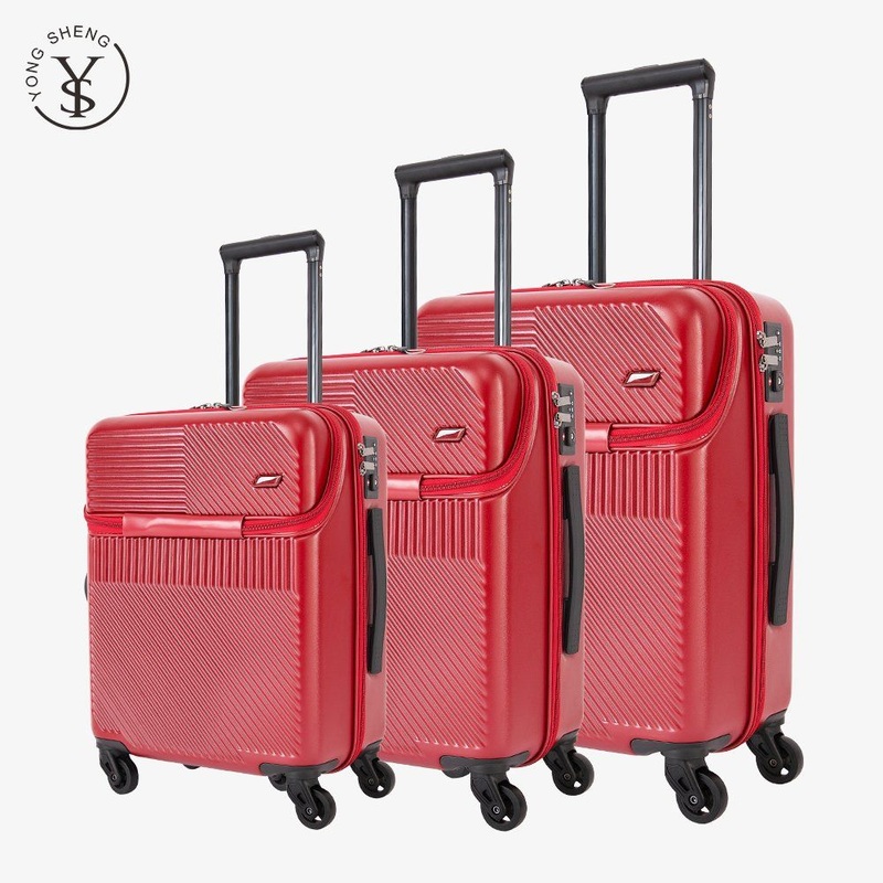 2021 Newest Front Pocket ABS PC Trolley Suitcase Business Travel Luggage Sets – Suitcase and Luggage price