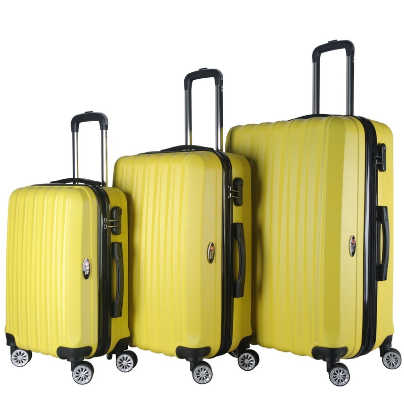 ABS Trendy 3 PCS Trolley Travel Suitcase Set From Dongguan Factory – Trendy Suitcase and Trolley Suitcase price